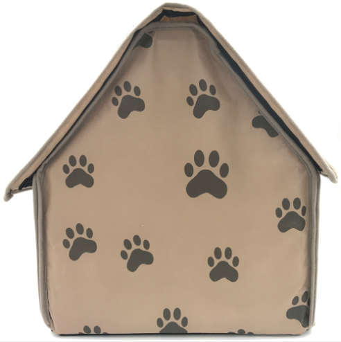 Pet Bed with Paw Print Design for Dogs and Accessories