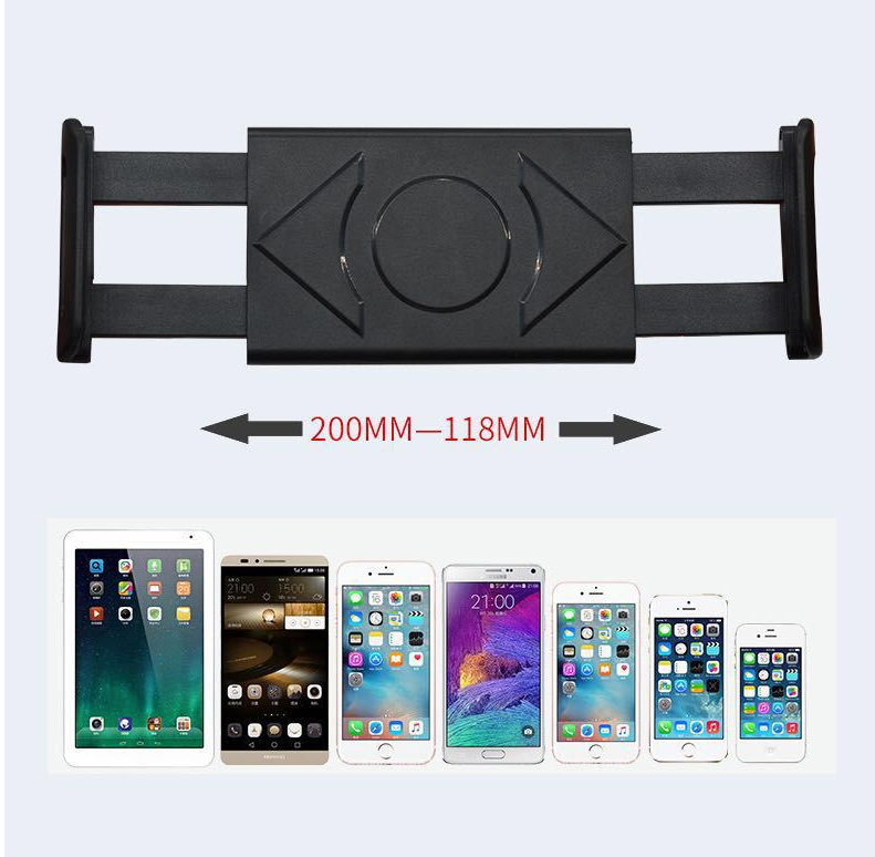 Car Phone Holder with 360° Rotating Backseat Support