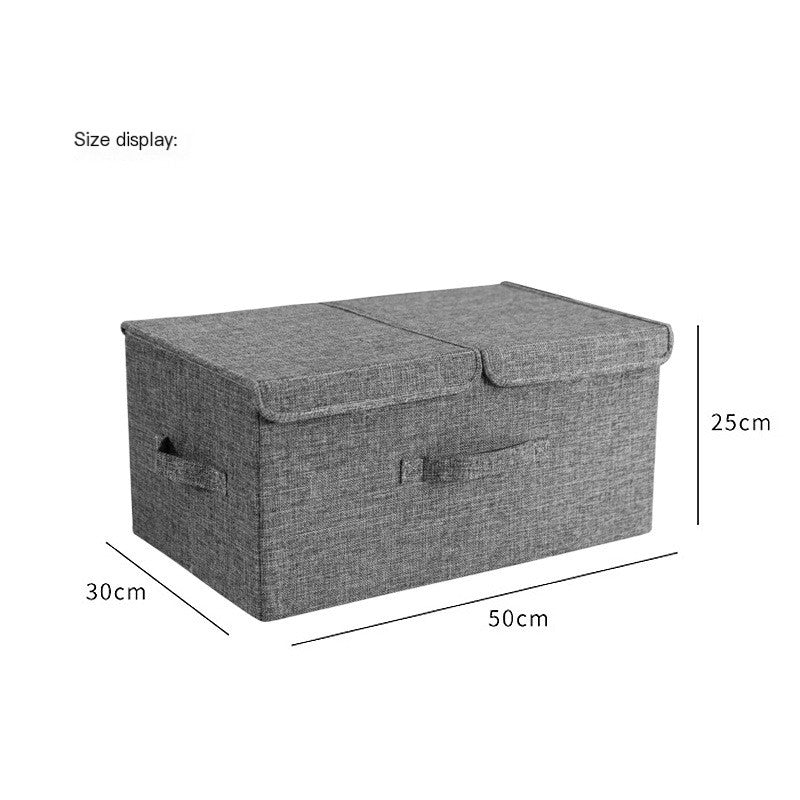 Fabric Storage Box for Clothes - Dorm Room Organizer