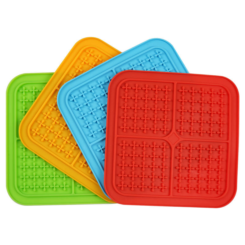 Silicone Pet Feeding Mat for Slow Eating and Licking