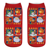 New 3D Printed Christmas Socks for Women