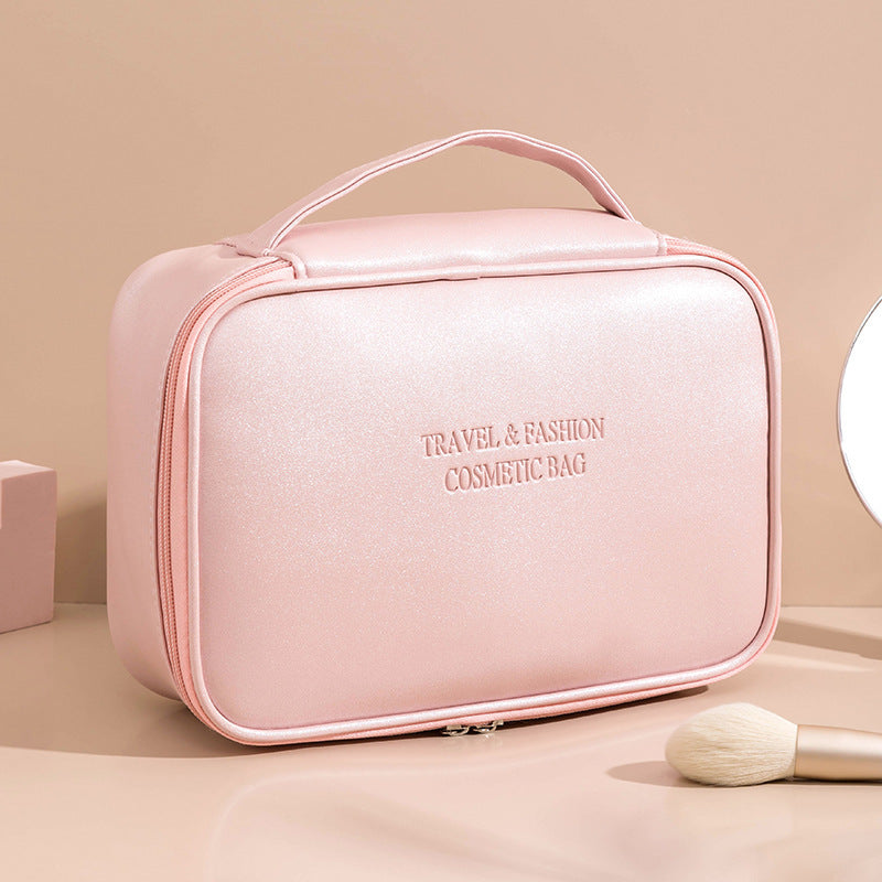 Waterproof PU Makeup Bag for Women - Toiletries Organizer