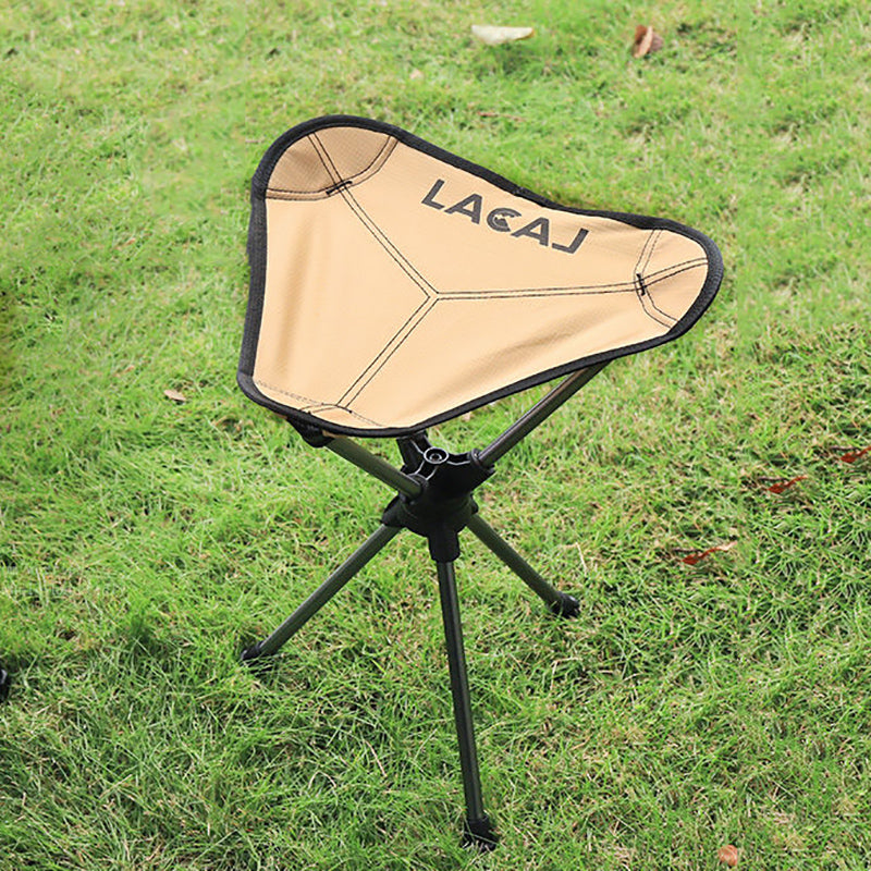 Portable Alloy Rotating Triangle Chair for Camping