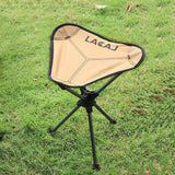 Portable Alloy Rotating Triangle Chair for Camping