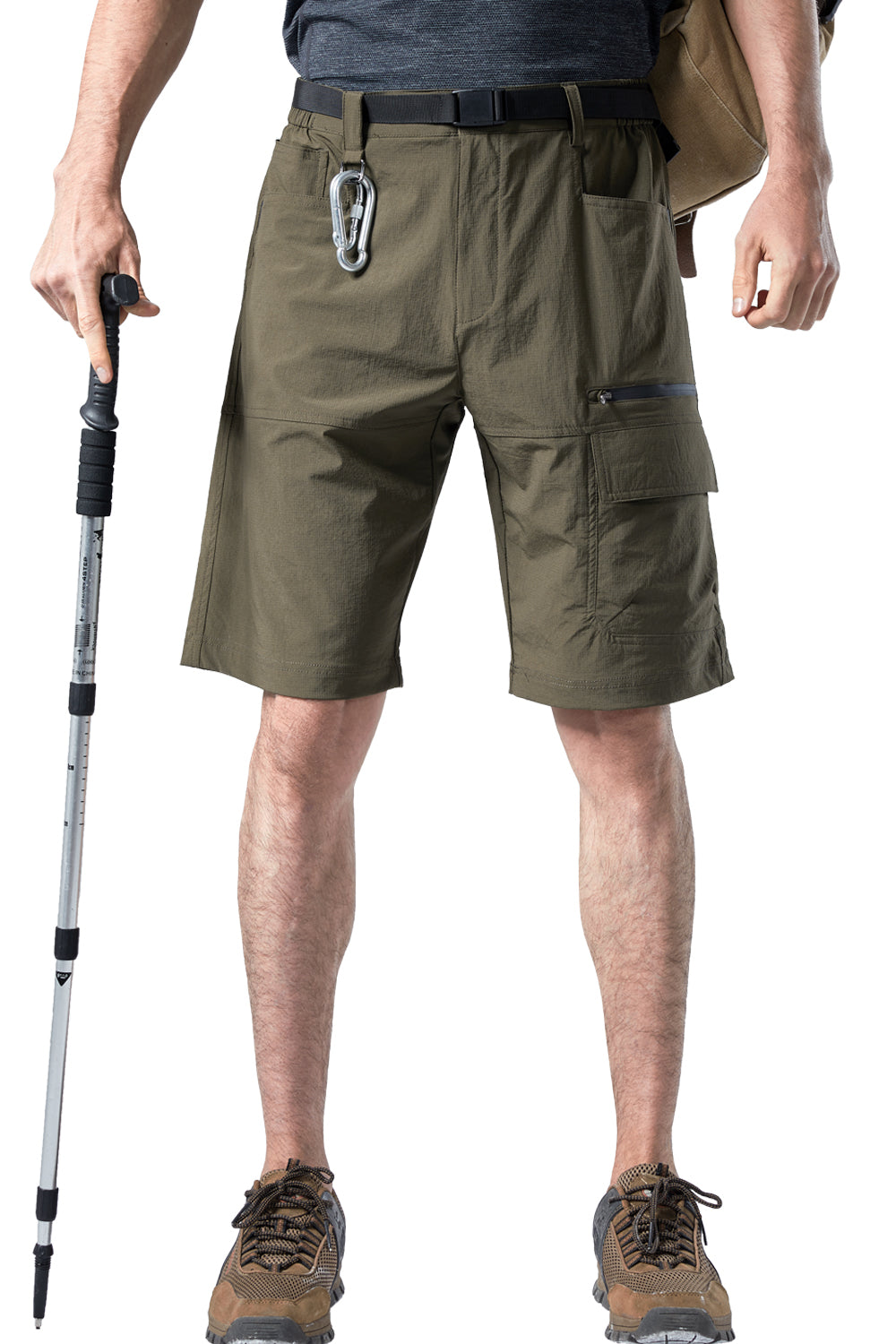 Men's Quick-Dry Multi-Pocket Hiking Cargo Shorts