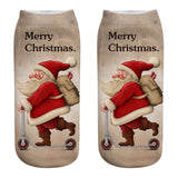 New 3D Printed Christmas Socks for Women
