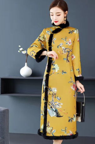 Retro Women's Fashion Cheongsam Dress