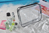 Waterproof Makeup Bag Set with Transparent Pouch