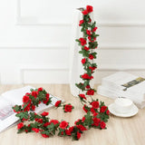 Artificial Pink Rose and Peony Chain for Home Decor
