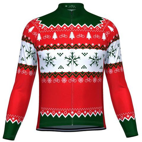 Customizable Men's Long Sleeve Cycling Jersey