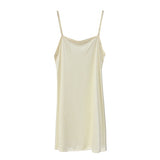 Thin Shoulder Strap Spring & Summer Dress Slip Petticoat