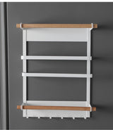 Magnetic Kitchen Towel Rack and Storage Organizer