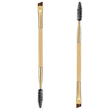 Double-Ended Bamboo Eyebrow Brush with Comb
