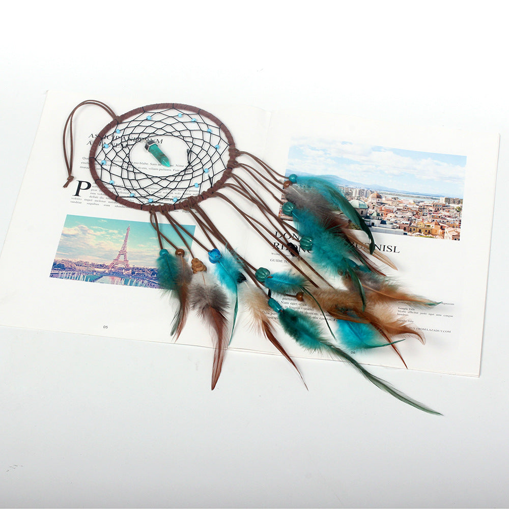 Feather Dream Catcher with LED Lights for Home Decor