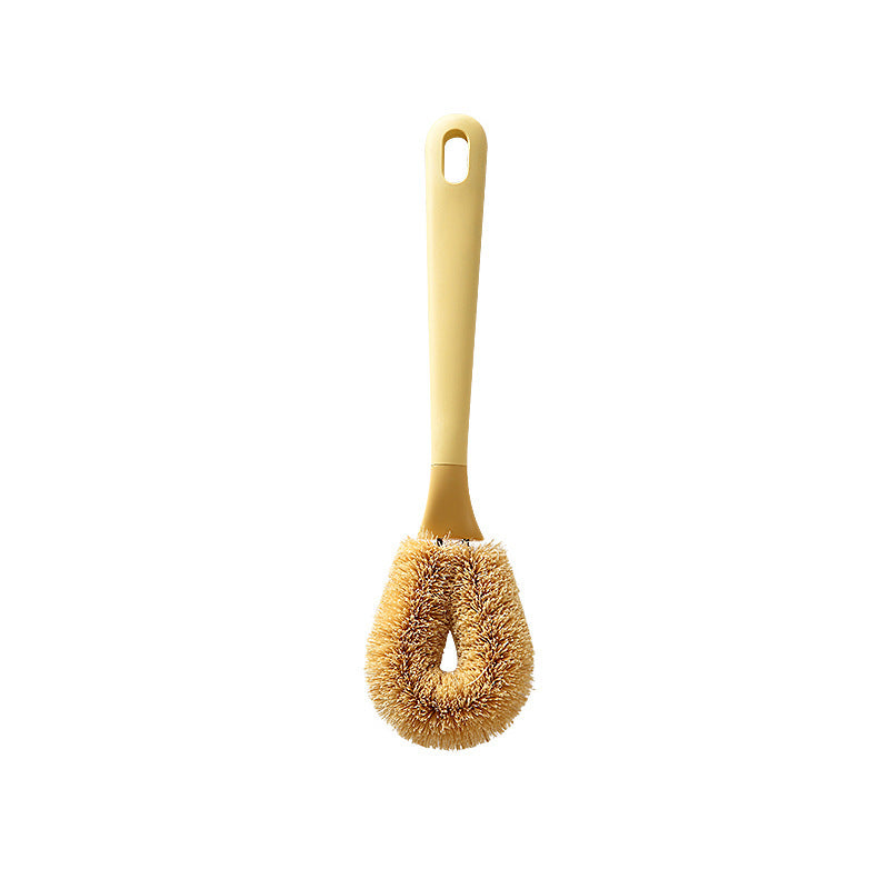 Durable Long Handle Pot Brush for Cleaning Pans