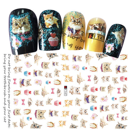 Adhesive Nail Decals for Creative Nail Art
