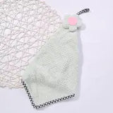 Coral Fleece Absorbent Flower Towel for Home Use