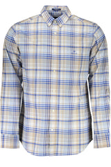 Gant Light Blue Cotton Men Shirt