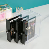Transparent Jewelry Organizer Display Box for Earrings