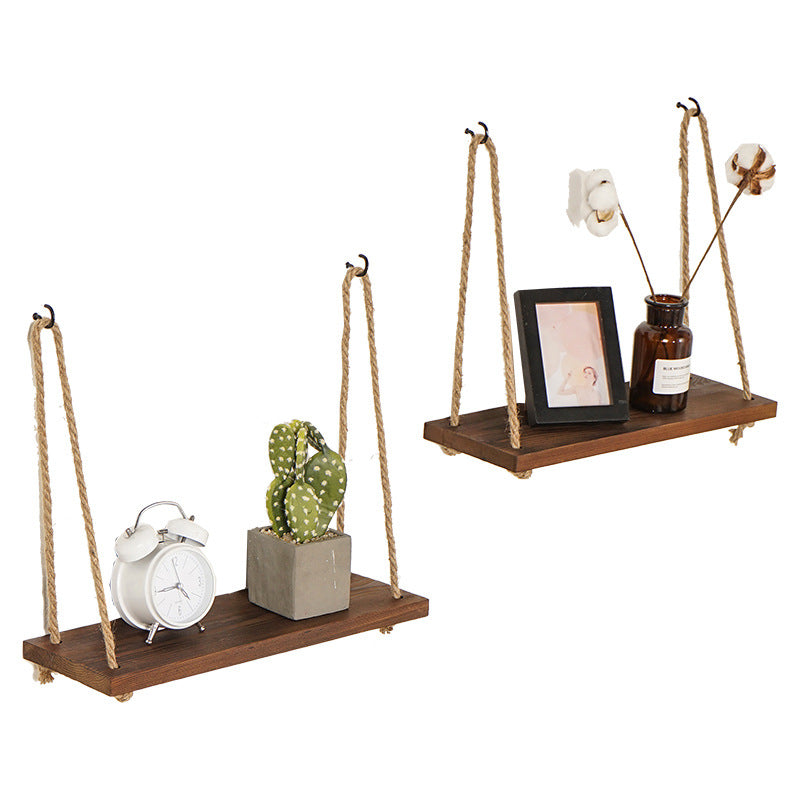 Wooden Partition Shelf for Storage and Display