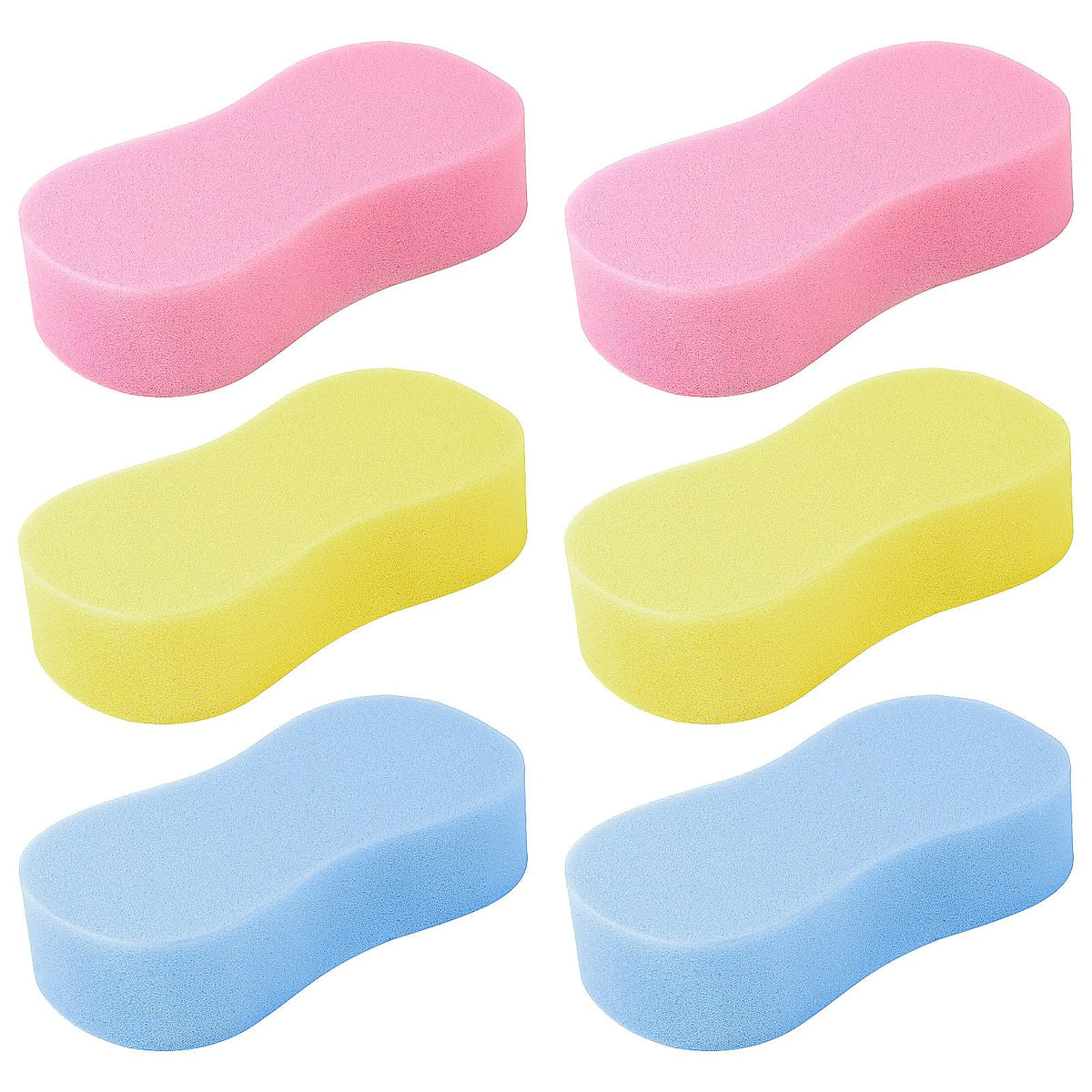 REGUICORP Car Wash Sponge 6PCS Car Sponge Measuring 8.7 x 4.3 x 2.4 Inches Specialized for Cleaning Large Sponge are Suitable for Kitchen Bathroom Living Room Garage Etc