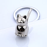 3D Cat Metal Keychain - Bag Accessory Gift