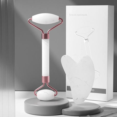 Facial Massage & Scraping Roller Set
