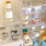 Transparent Desktop Drawer Organizer for Stationery & Jewelry