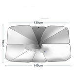 Car Sun Shade Umbrella - Titanium Silver