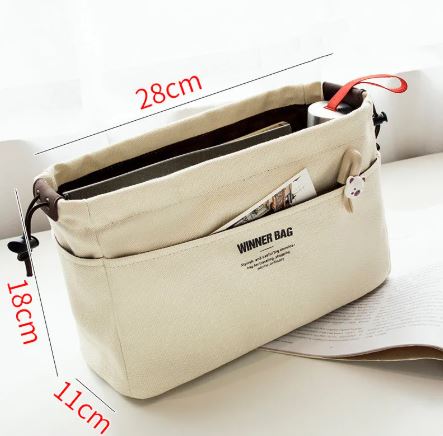 Middle Compartment Inner Bag Storage