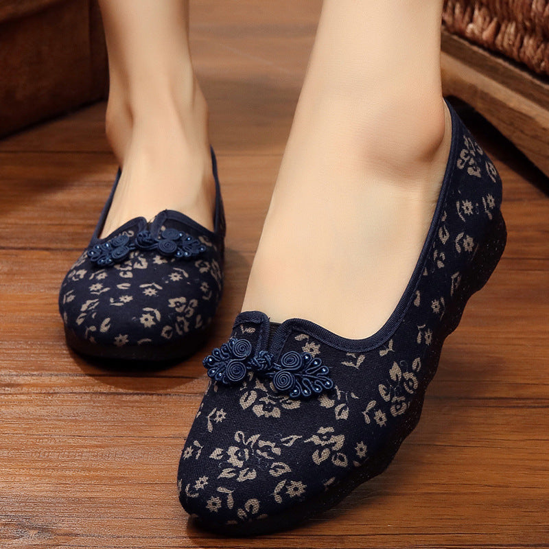 Soft Sole Round Toe Women's Shoes for Seniors