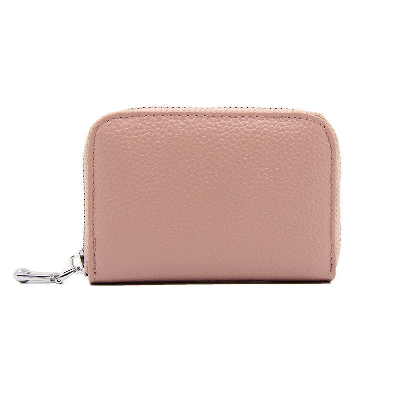 RFID Women's Card Holder Bag in First Layer Cowhide