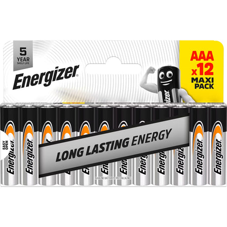 Energizer Batteries Alkaline AAA (12pcs) Alkaline Everyday (Blister)