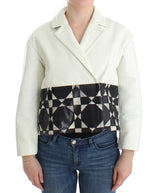 Andrea Pompilio Exclusive Black & White Leather Jacket