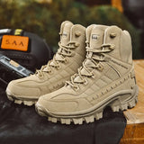 Men's Comfortable Lace-up Hiking Shoes for Outdoor Use