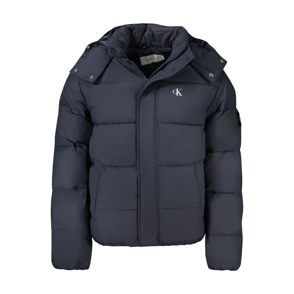 Calvin Klein Jacket with Removable Hood Blue - Men's
