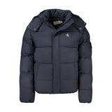 Calvin Klein Jacket with Removable Hood Blue - Men's