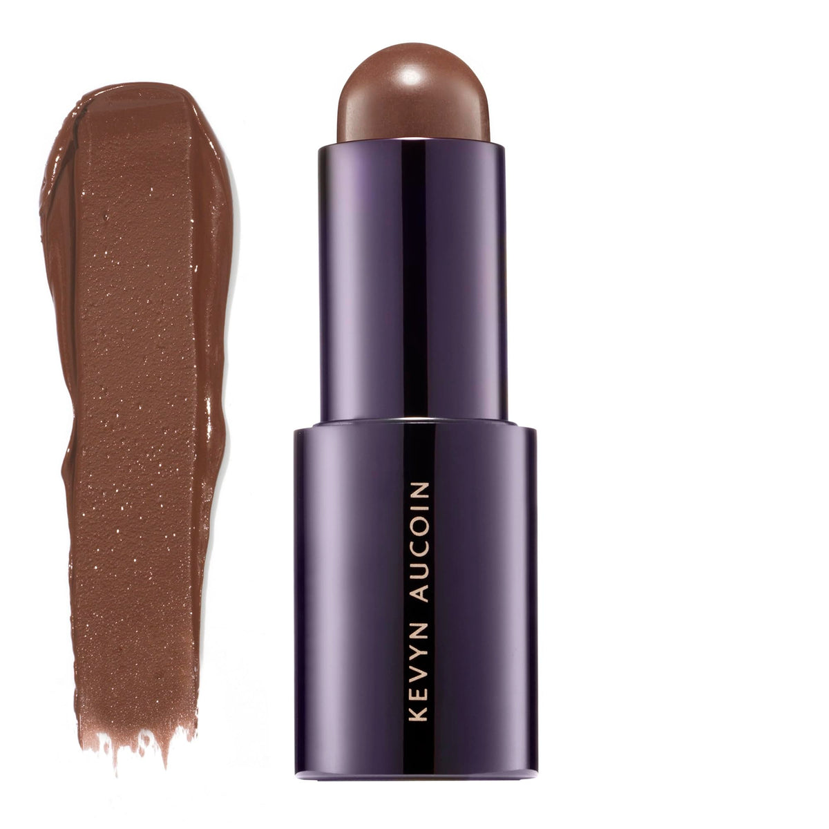 Kevyn Aucoin The Contrast Stick Define color (deep rich red brown cooler undertone): A contour makeup crayon for adding angles depth structure and definition. All-day pigments. Made in Italy.