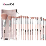 20-Piece Makeup Brush Set with Brush Bag