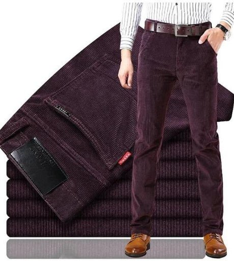 AKRAMAN™ Men's Classic Corduroy Jeans (One Piece)