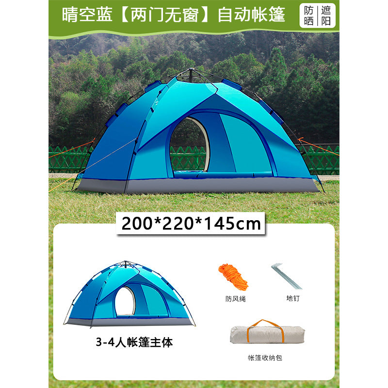 Winter Camping Tent for 5-8 People, Waterproof Set