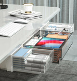 Hidden Sticky Drawer for Under the Table Storage
