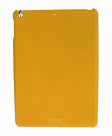 Dolce & Gabbana Chic Yellow Leather Tablet Case