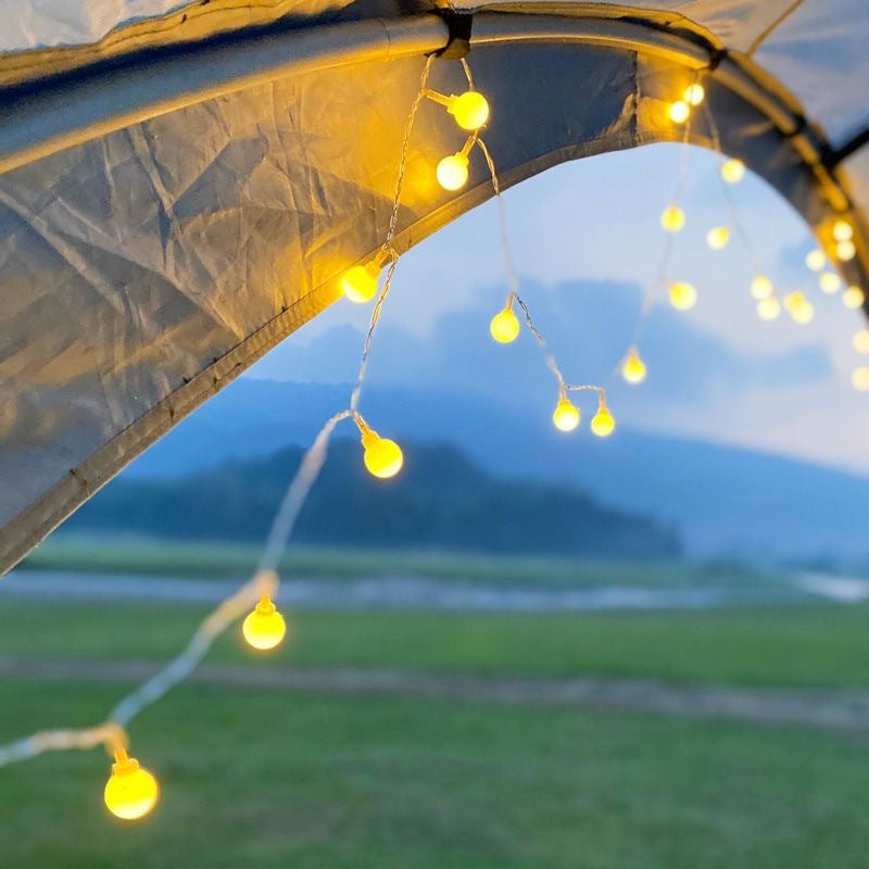 LED Camping Tent Ball Lights for Outdoor Decoration