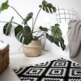 Foldable Natural Sea Grass Storage Basket for Home