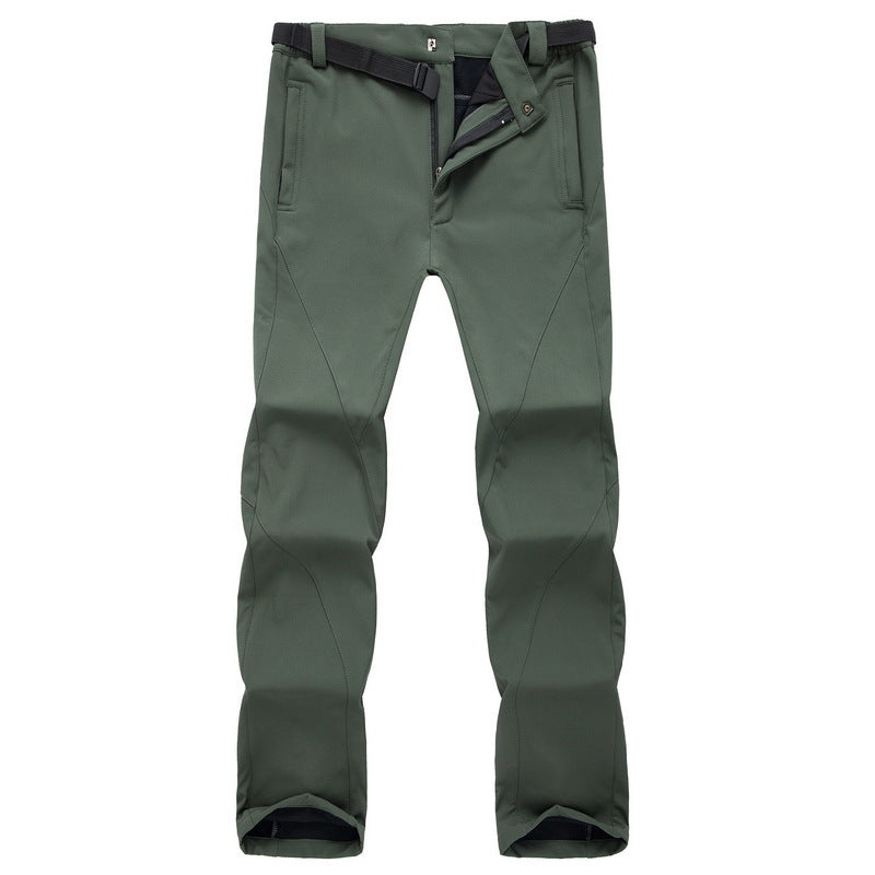 Men's Windproof Waterproof Softshell Hiking Pants
