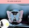 Moving Embroidery Butterfly Car Accessories