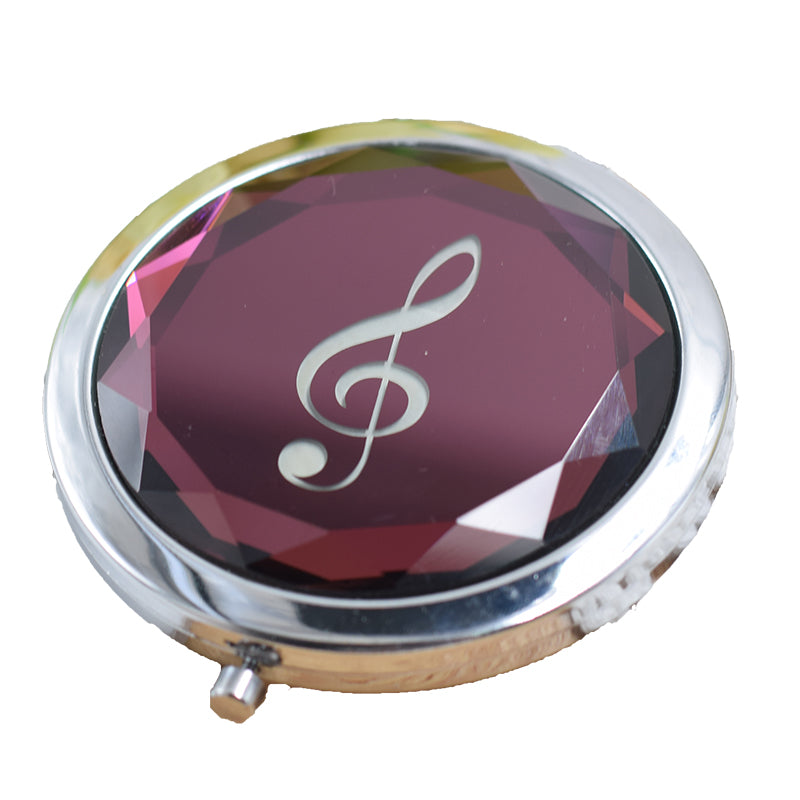 Creative Music Note Makeup Mirror for Girls