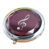 Creative Music Note Makeup Mirror for Girls