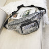 Mermaid Makeup Waist Bag - Sequin Storage Pouch
